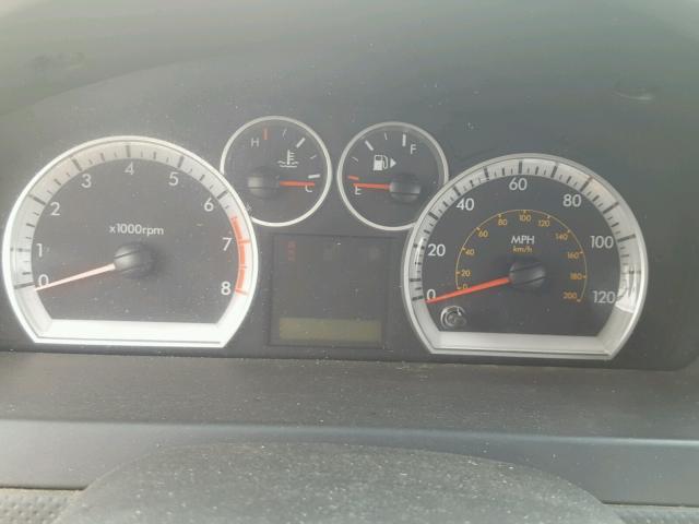 KL1TD56E09B345037 - 2009 CHEVROLET AVEO LS RED photo 8