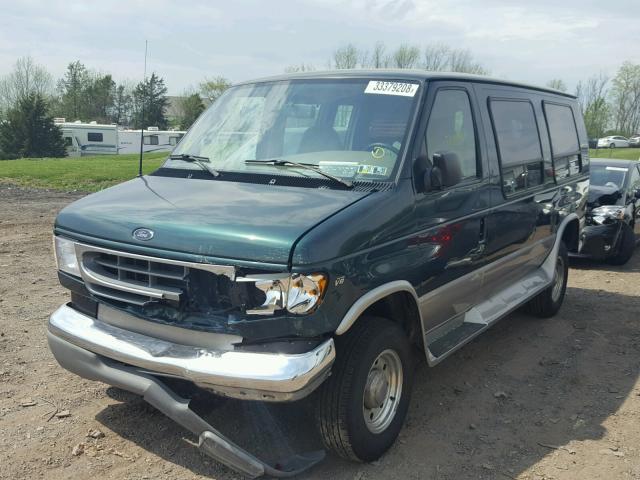 1FDNE24L51HA64458 - 2001 FORD ECONOLINE GREEN photo 2