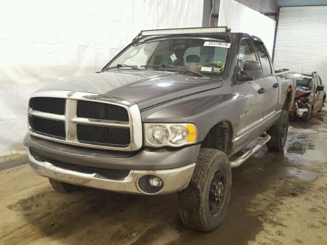 1D7KU28D14J186993 - 2004 DODGE RAM 2500 S GRAY photo 2
