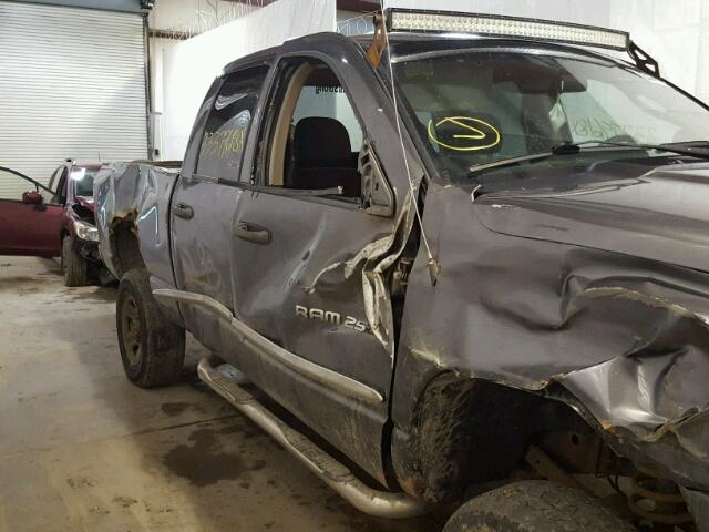 1D7KU28D14J186993 - 2004 DODGE RAM 2500 S GRAY photo 9