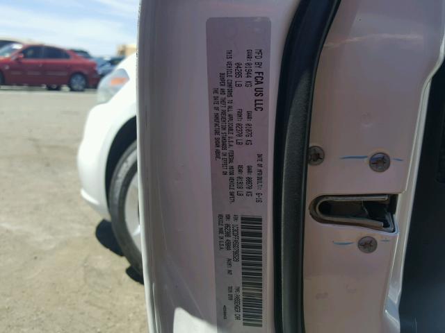 1C3CDFFA5GD796529 - 2016 DODGE DART SXT S WHITE photo 10