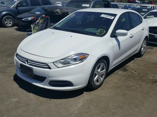 1C3CDFFA5GD796529 - 2016 DODGE DART SXT S WHITE photo 2