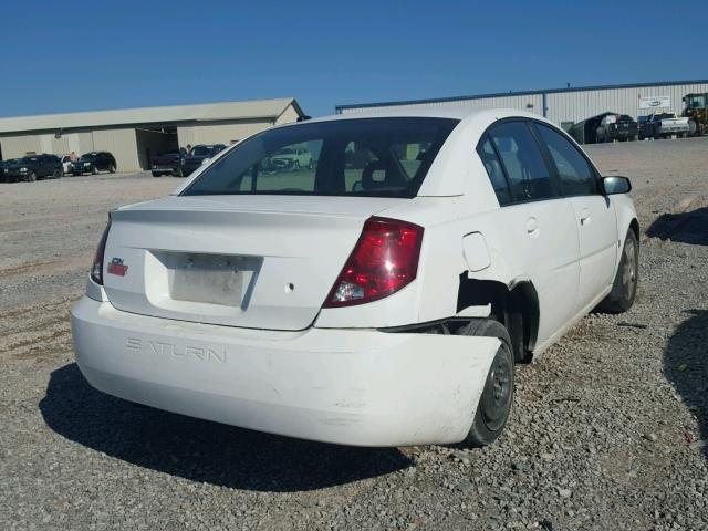 1G8AL55F67Z181997 - 2007 SATURN ION LEVEL WHITE photo 4