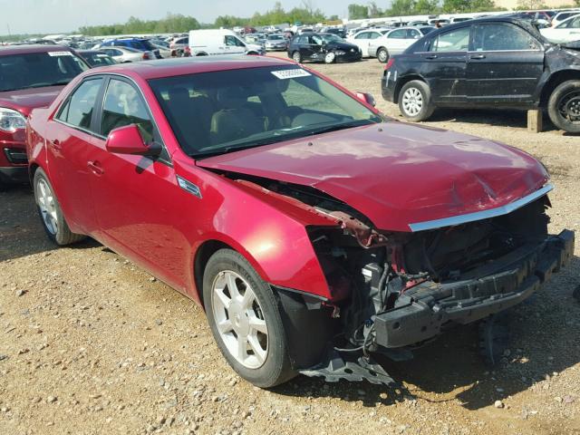 1G6DH577980186419 - 2008 CADILLAC CTS RED photo 1