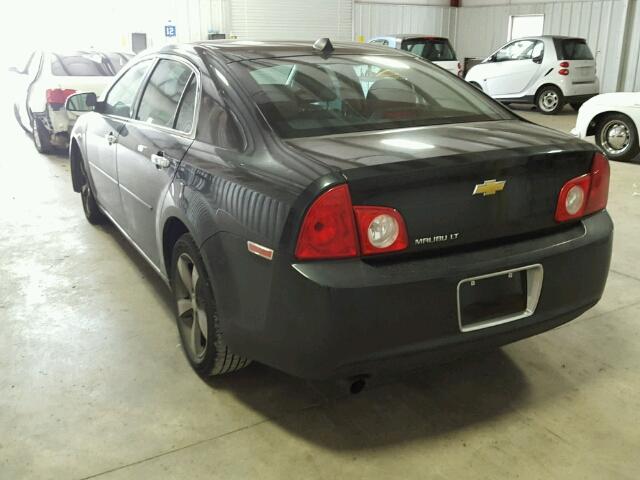 1G1ZD5E03CF373755 - 2012 CHEVROLET MALIBU 2LT BLACK photo 3