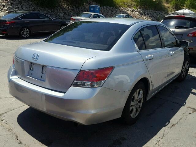 JHMCP26428C066699 - 2008 HONDA ACCORD LXP SILVER photo 4