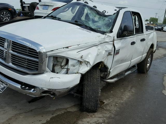 3D7KS28A48G115113 - 2008 DODGE RAM 2500 S BLACK photo 9