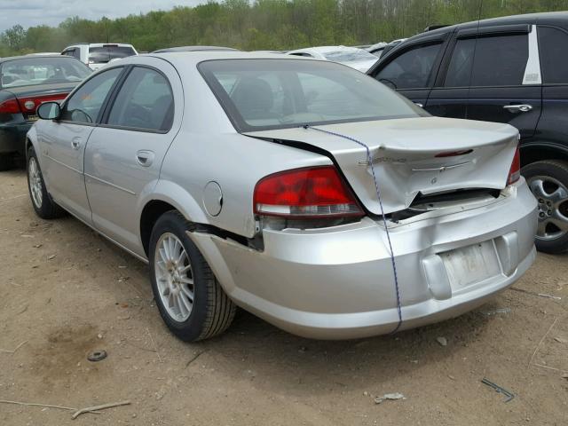 1C3EL46X75N560251 - 2005 CHRYSLER SEBRING SILVER photo 3