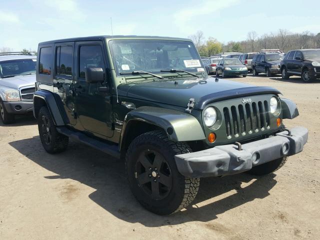 1J4GA59188L588416 - 2008 JEEP WRANGLER U GREEN photo 1