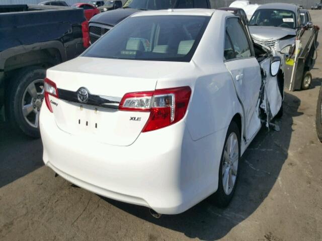 4T1BF1FKXCU518647 - 2012 TOYOTA CAMRY BASE WHITE photo 4