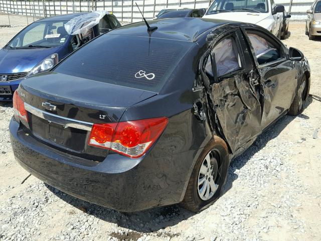 1G1PF5S90B7234986 - 2011 CHEVROLET CRUZE LT BLACK photo 4