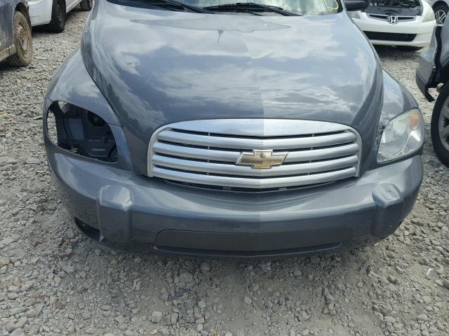 3GNCA13B89S638359 - 2009 CHEVROLET HHR LS GRAY photo 9