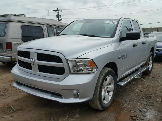 1C6RR7FT8GS162262 - 2016 RAM 1500 ST SILVER photo 2