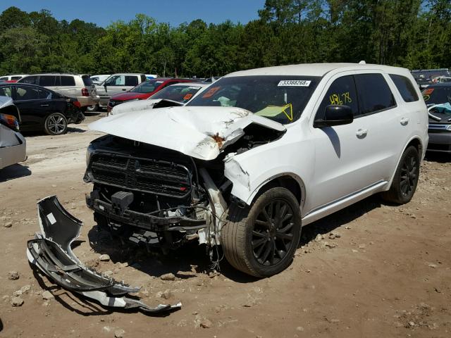 1C4RDHAGXGC502688 - 2016 DODGE DURANGO SX WHITE photo 2