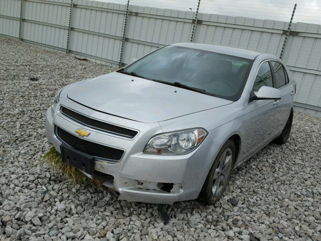 1G1ZC5EB8AF299962 - 2010 CHEVROLET MALIBU 1LT 银色 照片 2