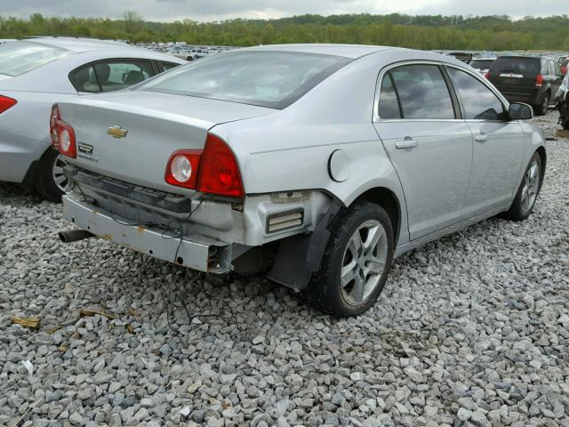 1G1ZC5EB8AF299962 - 2010 CHEVROLET MALIBU 1LT 银色 照片 4