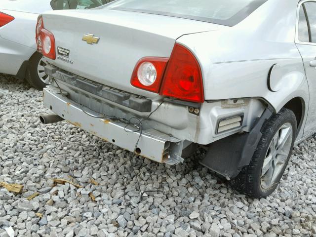 1G1ZC5EB8AF299962 - 2010 CHEVROLET MALIBU 1LT 银色 照片 9