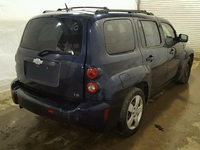 3GNDA13DX8S604346 - 2008 CHEVROLET HHR LS BLUE photo 4