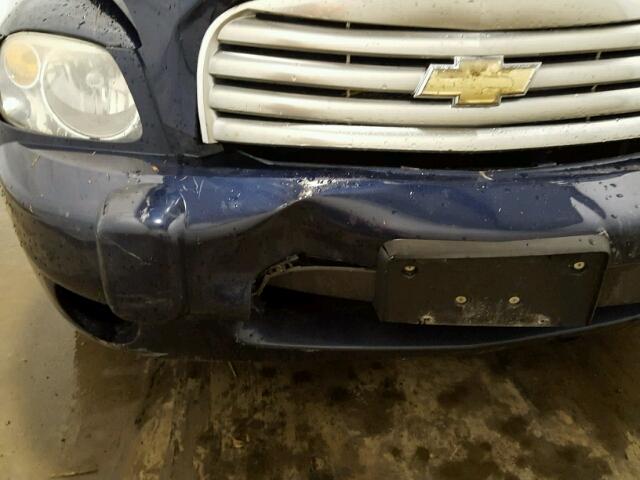 3GNDA13DX8S604346 - 2008 CHEVROLET HHR LS BLUE photo 9