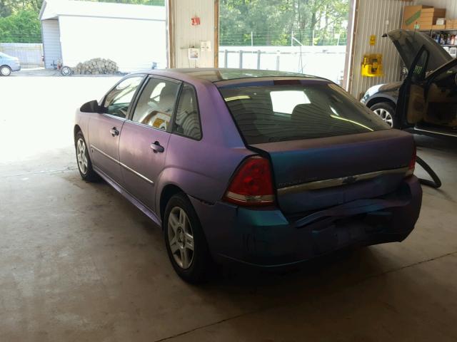 1G1ZT61806F262329 - 2006 CHEVROLET MALIBU MAX BLUE photo 3