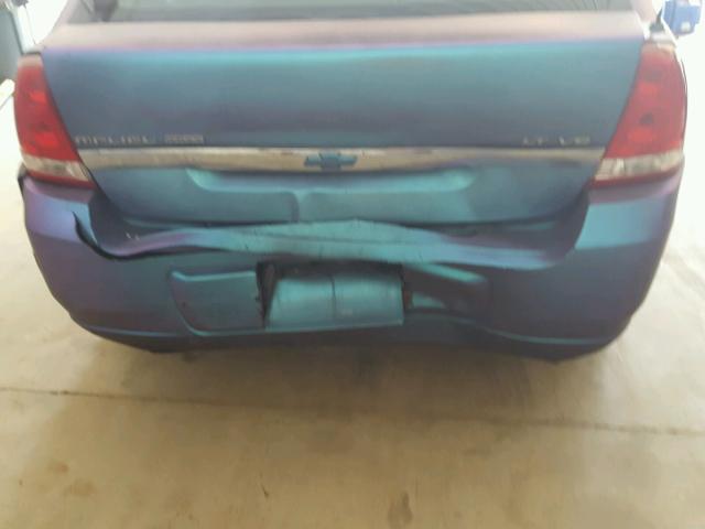 1G1ZT61806F262329 - 2006 CHEVROLET MALIBU MAX BLUE photo 9