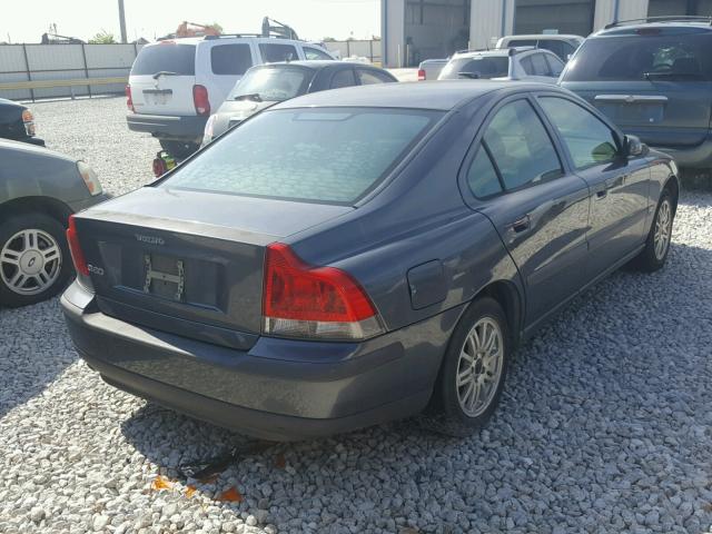 YV1RS61T442363581 - 2004 VOLVO S60 GRAY photo 4