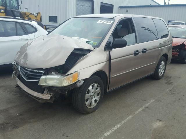 5FNRL18583B120235 - 2003 HONDA ODYSSEY LX TAN photo 2