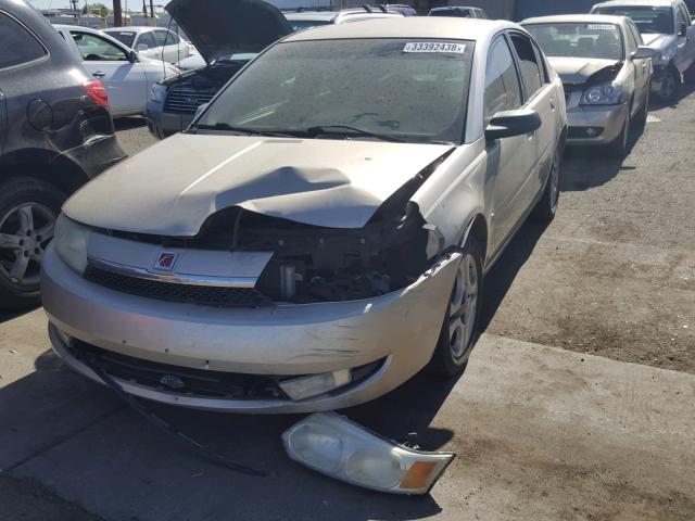 1G8AK52F53Z162925 - 2003 SATURN ION LEVEL GOLD photo 2