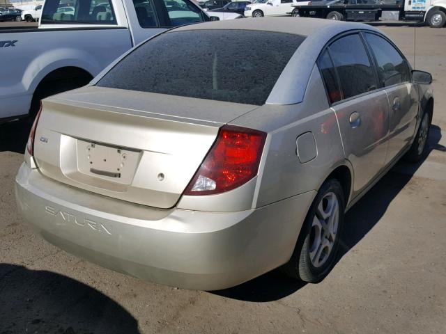 1G8AK52F53Z162925 - 2003 SATURN ION LEVEL GOLD photo 4