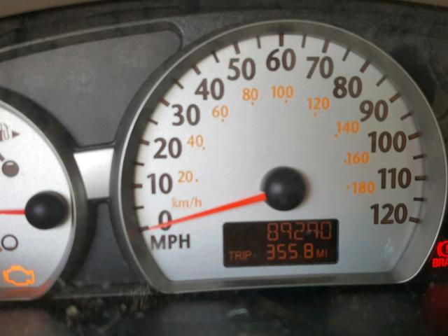 1G8AK52F53Z162925 - 2003 SATURN ION LEVEL GOLD photo 8