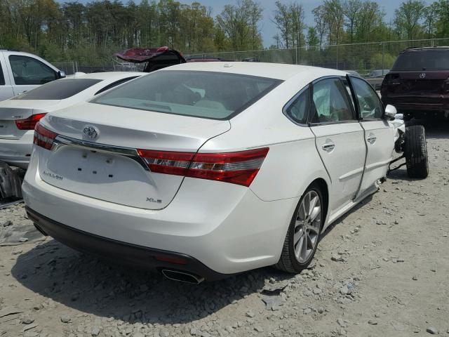 4T1BK1EB4FU191079 - 2015 TOYOTA AVALON XLE WHITE photo 4