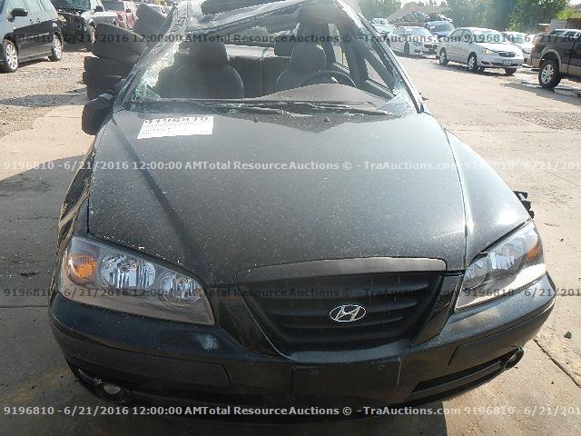 KMHDN56D05U176472 - 2005 HYUNDAI ELANTRA GL BLACK photo 10