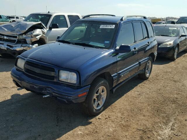 2CNBJ634836911336 - 2003 CHEVROLET TRACKER LT BLUE photo 2