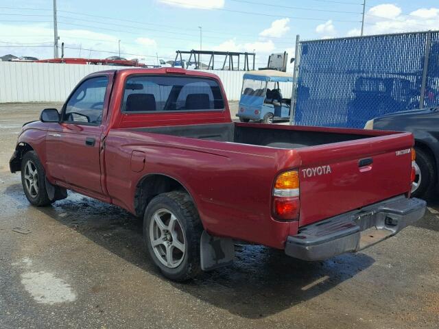 5TENL42N83Z274564 - 2003 TOYOTA TACOMA RED photo 3