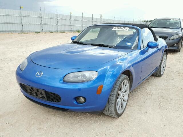 JM1NC25F760111031 - 2006 MAZDA MX-5 MIATA BLUE photo 2