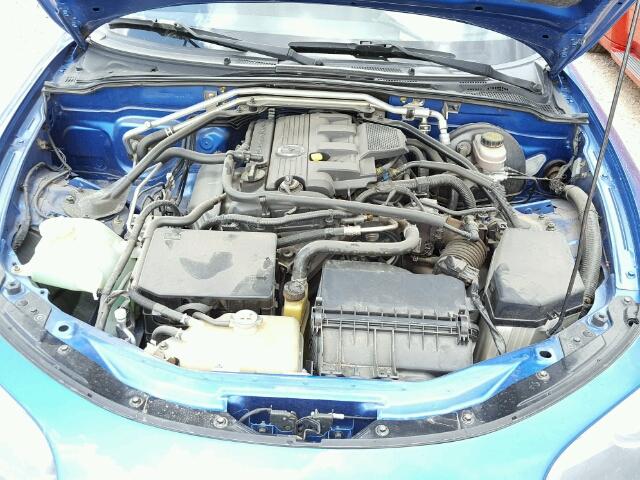 JM1NC25F760111031 - 2006 MAZDA MX-5 MIATA BLUE photo 7