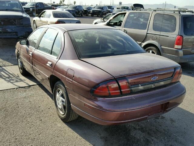 2G1WL52J011272874 - 2001 CHEVROLET LUMINA RED photo 3