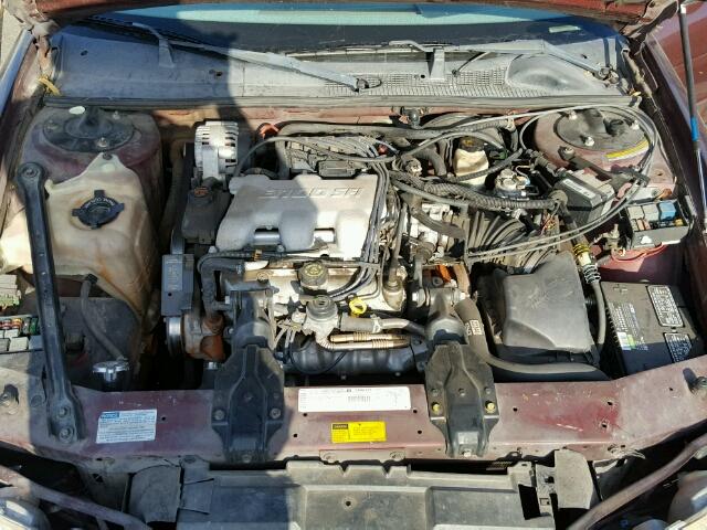 2G1WL52J011272874 - 2001 CHEVROLET LUMINA RED photo 7