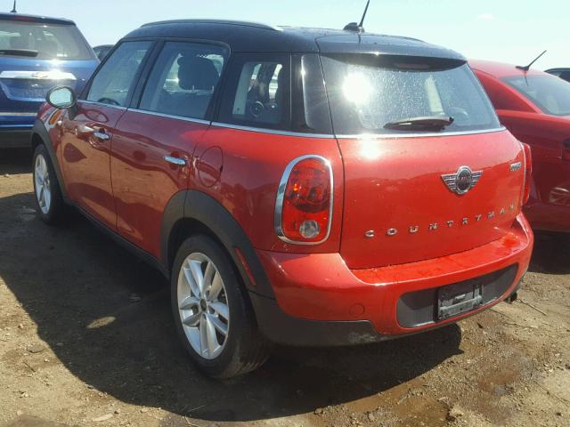 WMWZB3C53DWM09197 - 2013 MINI COOPER COU RED photo 3