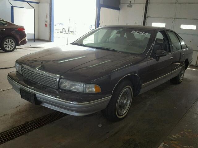 1G1BL53E3PR111936 - 1993 CHEVROLET CAPRICE CL 紫色 照片 2