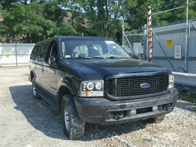 1FMNU43S73ED25472 - 2003 FORD EXCURSION BLACK photo 1