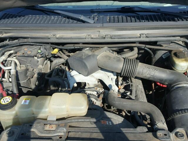 1FMNU43S73ED25472 - 2003 FORD EXCURSION BLACK photo 7