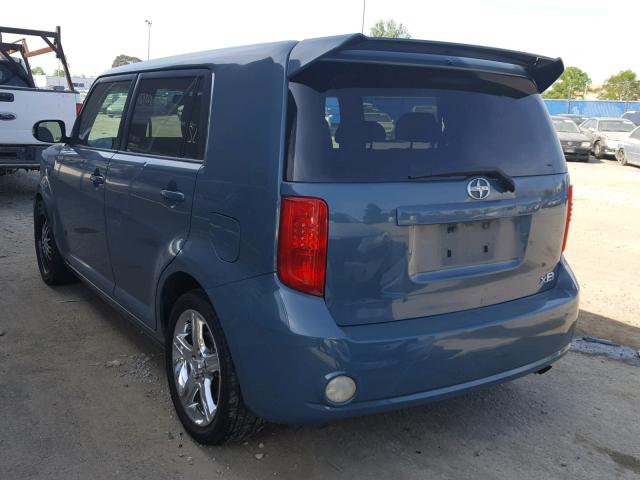 JTLKE50E481012570 - 2008 SCION XB TURQUOISE photo 3