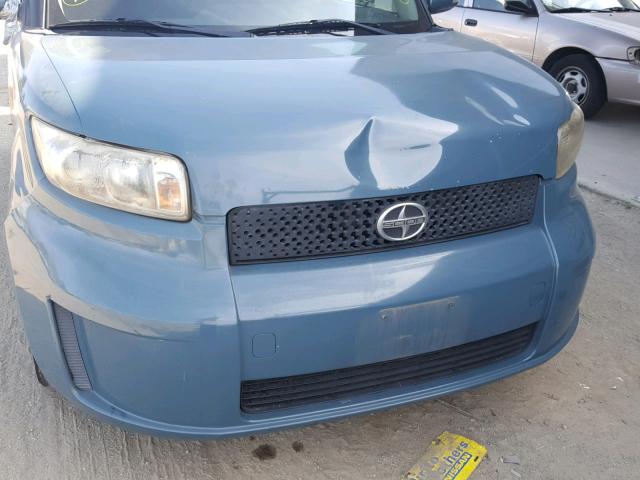 JTLKE50E481012570 - 2008 SCION XB TURQUOISE photo 9