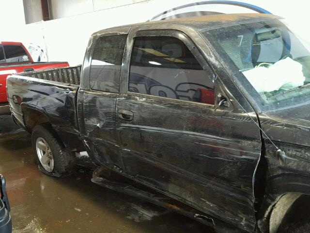 3B7HF13ZXXM547365 - 1999 DODGE RAM 1500 BLACK photo 10