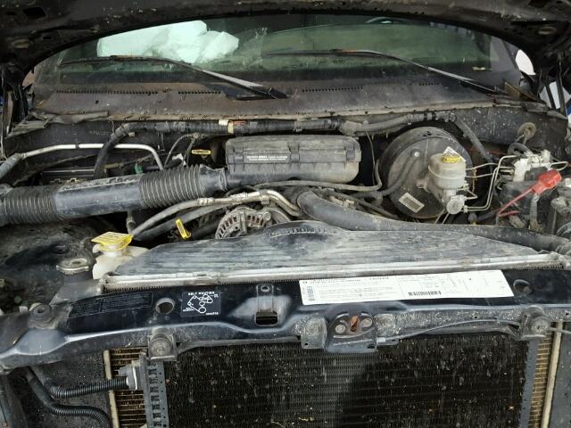 3B7HF13ZXXM547365 - 1999 DODGE RAM 1500 BLACK photo 7