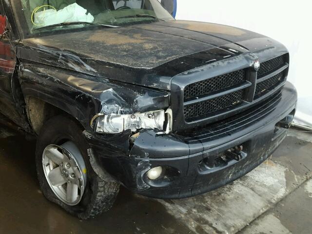 3B7HF13ZXXM547365 - 1999 DODGE RAM 1500 BLACK photo 9