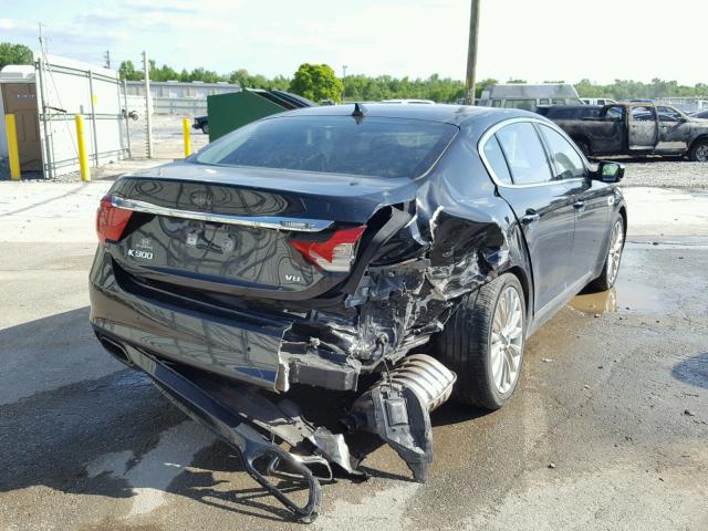 KNALW4D43F6021699 - 2015 KIA K900 BLACK photo 4