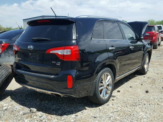 5XYKW4A79EG510620 - 2014 KIA SORENTO SX BLACK photo 4