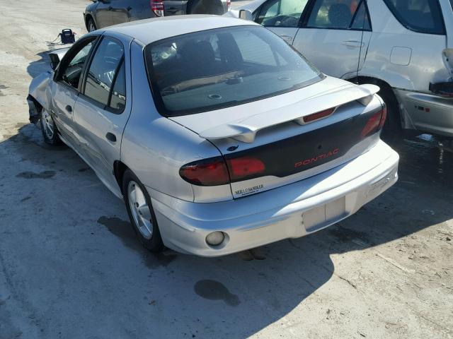 1G2JB524717112562 - 2001 PONTIAC SUNFIRE SE SILVER photo 3